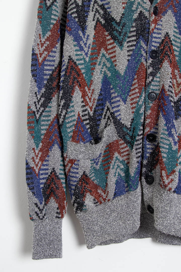 Image of Missoni Button Up Knitted Cardigan (L)