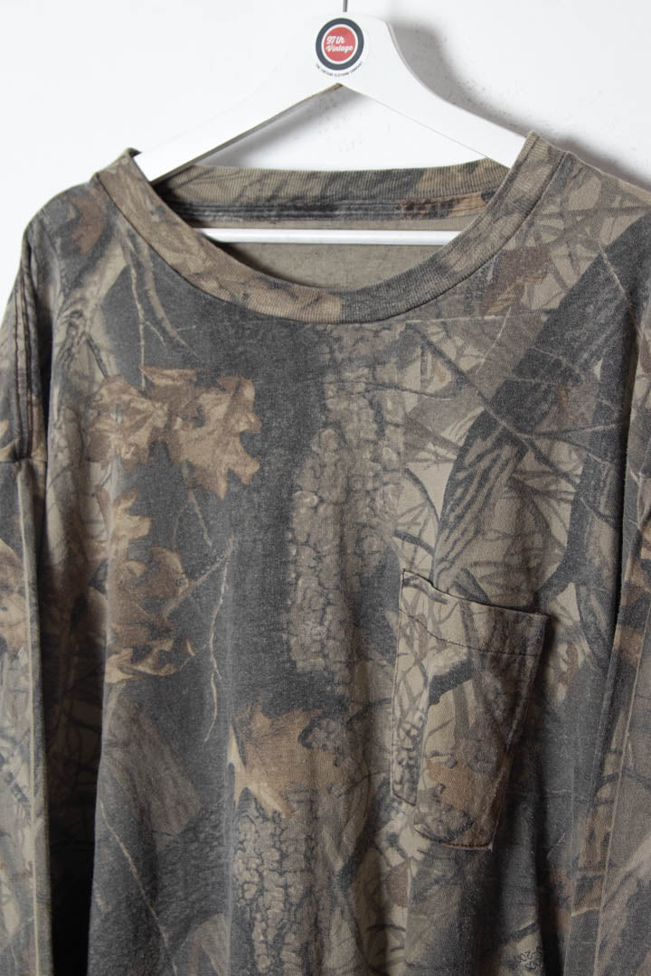 Realtree Camo Longsleeve Pocket T-Shirt (XL)