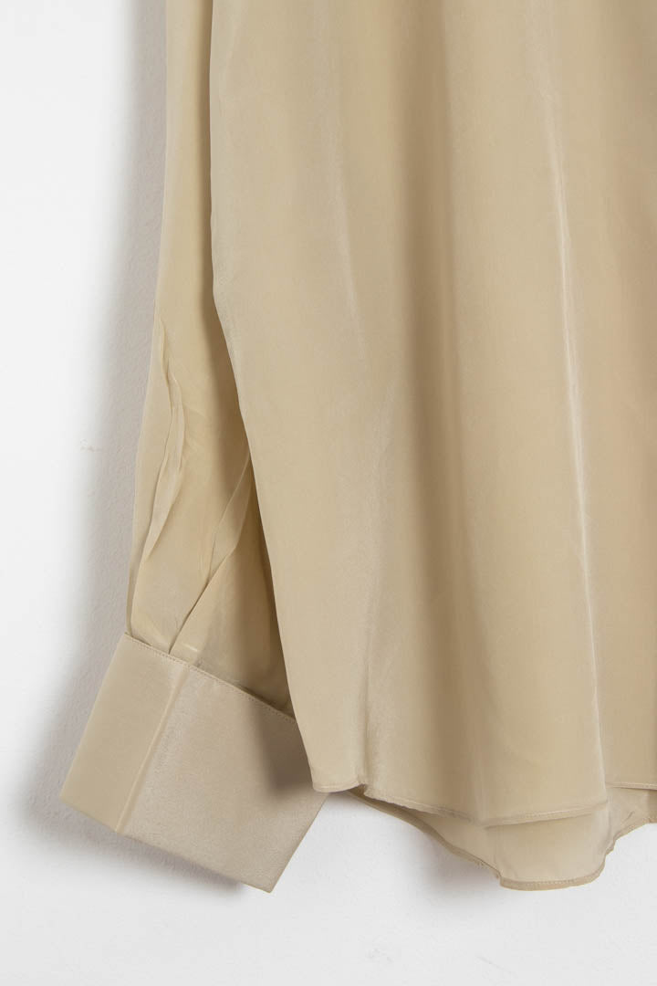 Image of YSL Long Sleeve Silk Dinner Shirt (XL)