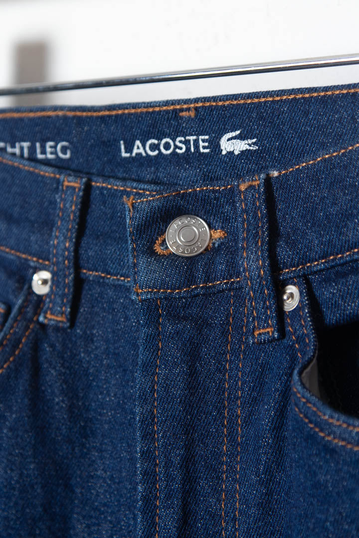 Women's Lacoste High Waisted Denim Jeans (4)