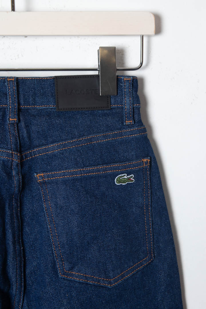 Women's Lacoste High Waisted Denim Jeans (4)