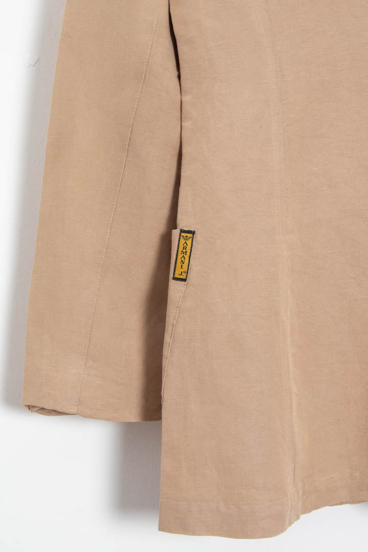 Image of Women's Armani Jeans Linen Blazer Jacket (S)