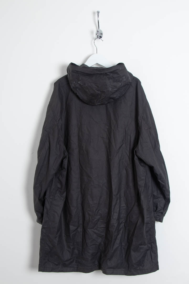Image of Moschino Hooded Mac Parka Jacket (XL)
