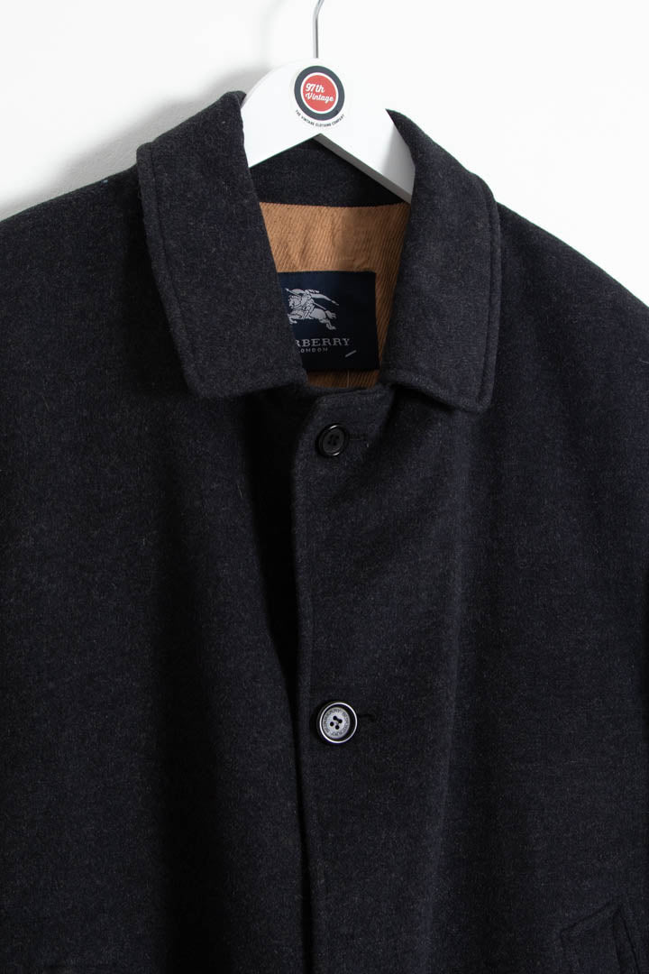 Image of Burberry Nova Check Lined Wool Overocat (M)