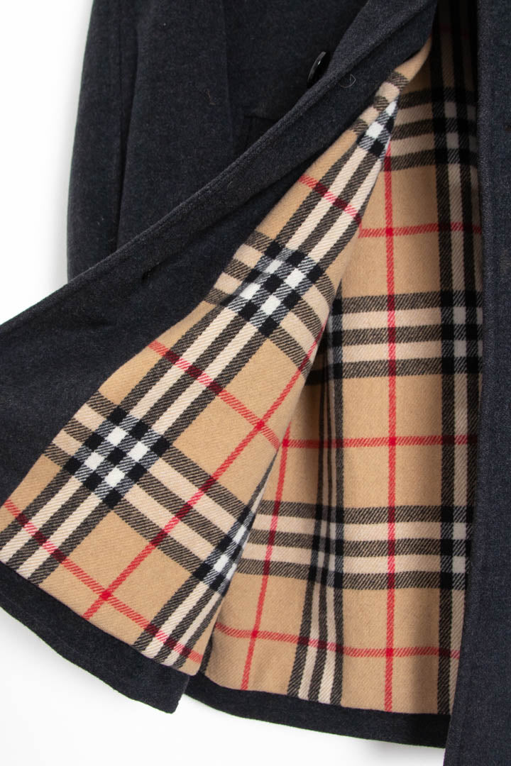 Image of Burberry Nova Check Lined Wool Overocat (M)