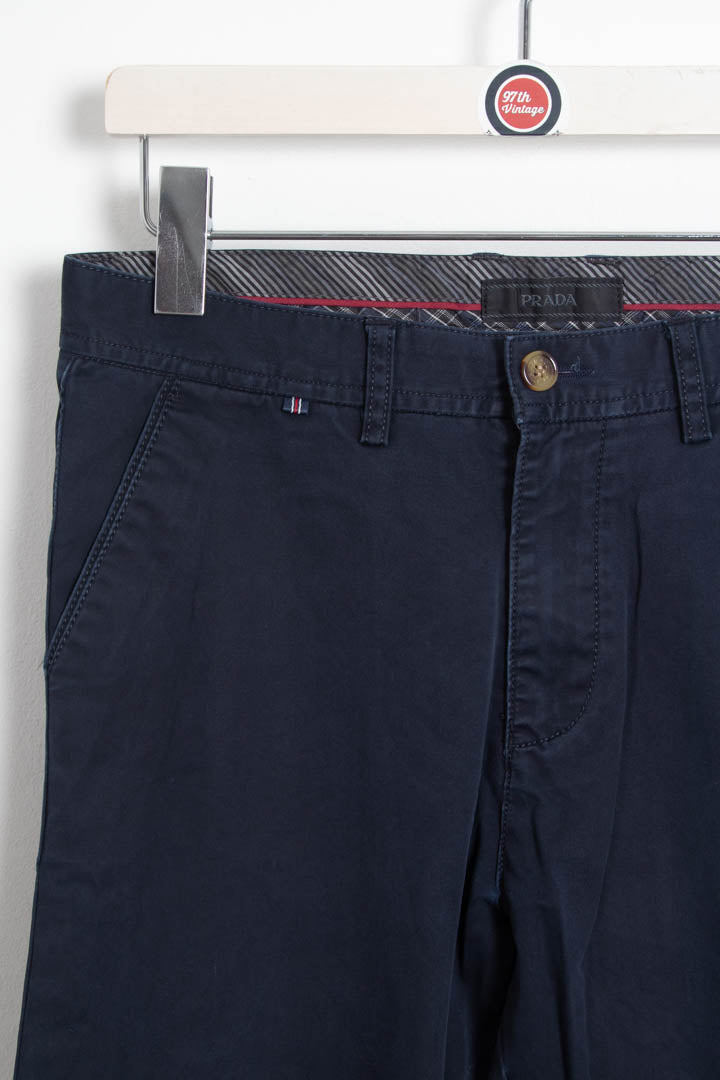 Image of Prada Slim Fit Chino Trousers (W30 x L30)