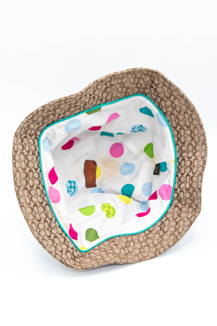 Image of Women's Coach Signature Jacquard Bucket Hat