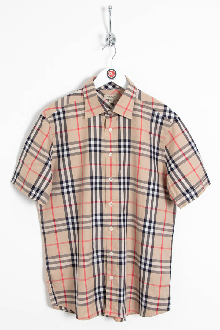 Image of Burberry Nova Check Short Sleeve Shirt (M)