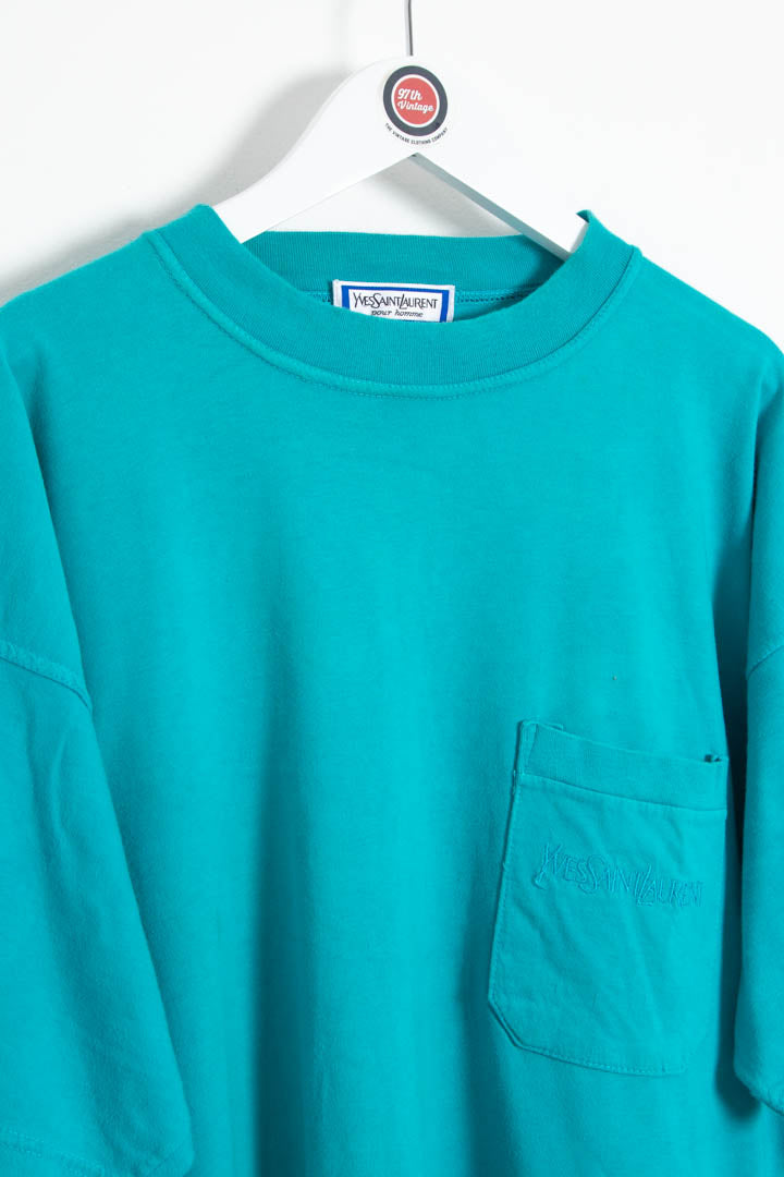 Image of YSL Short Sleeve Pocket T-Shirt (L)