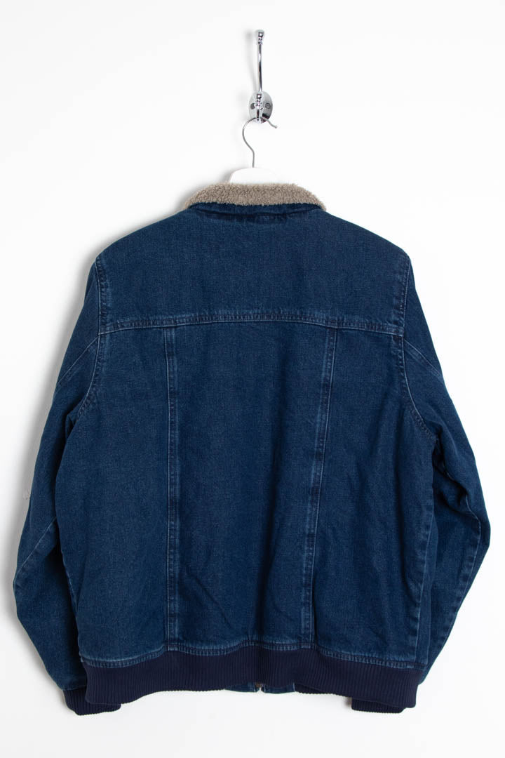 Image of Women's Carhartt Sherpa Lined Denim Jacket (XL)