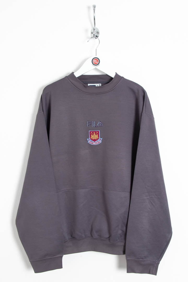 Image of 1999-01 West Ham United Fila Crew Neck Training Jumper (M)