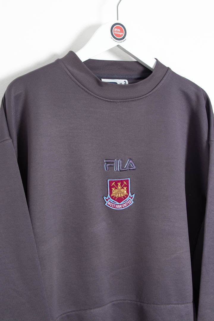 Image of 1999-01 West Ham United Fila Crew Neck Training Jumper (M)