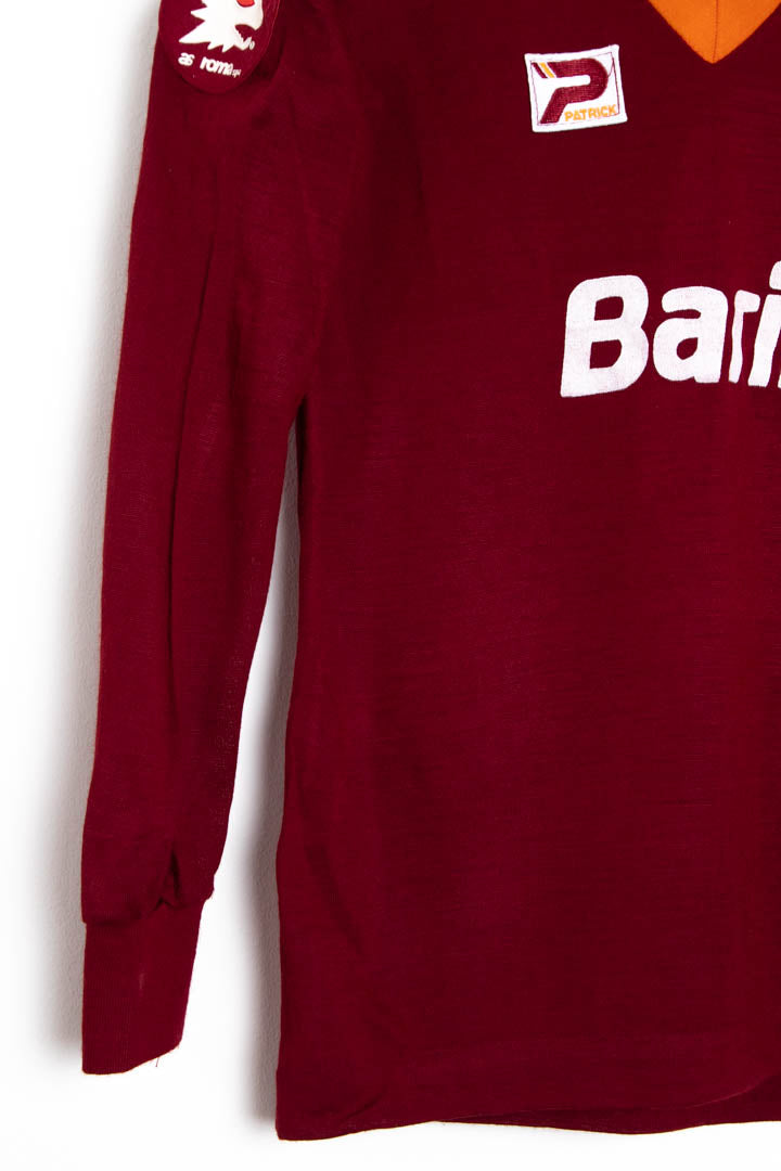 Image of 1982-83 AS Roma Long Sleeve Home Football Shirt (Age 8)