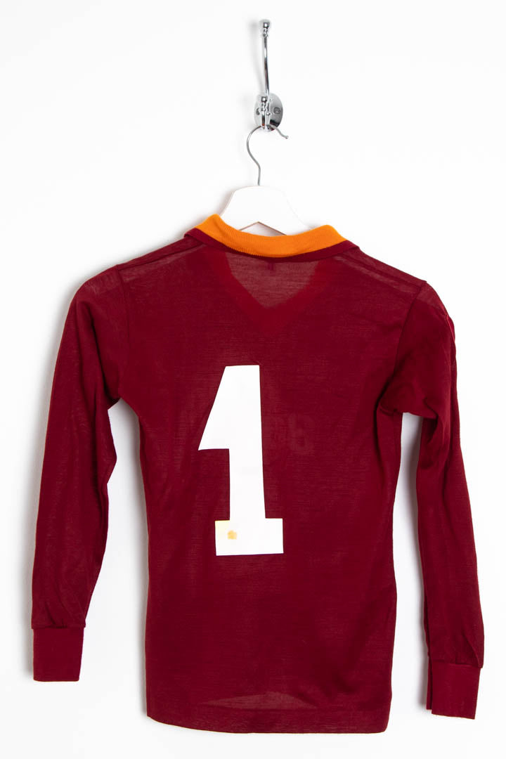 Image of 1982-83 AS Roma Long Sleeve Home Football Shirt (Age 8)