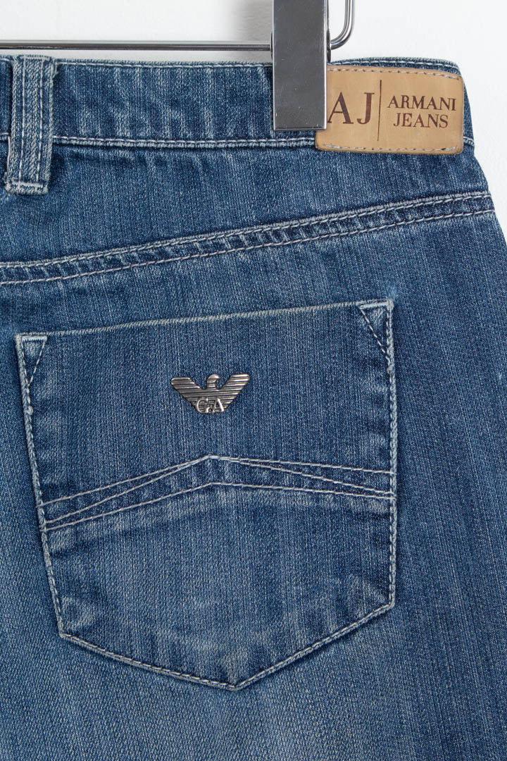 Image of Armani Jeans Straight Leg Denim Jeans (W32 x L32)