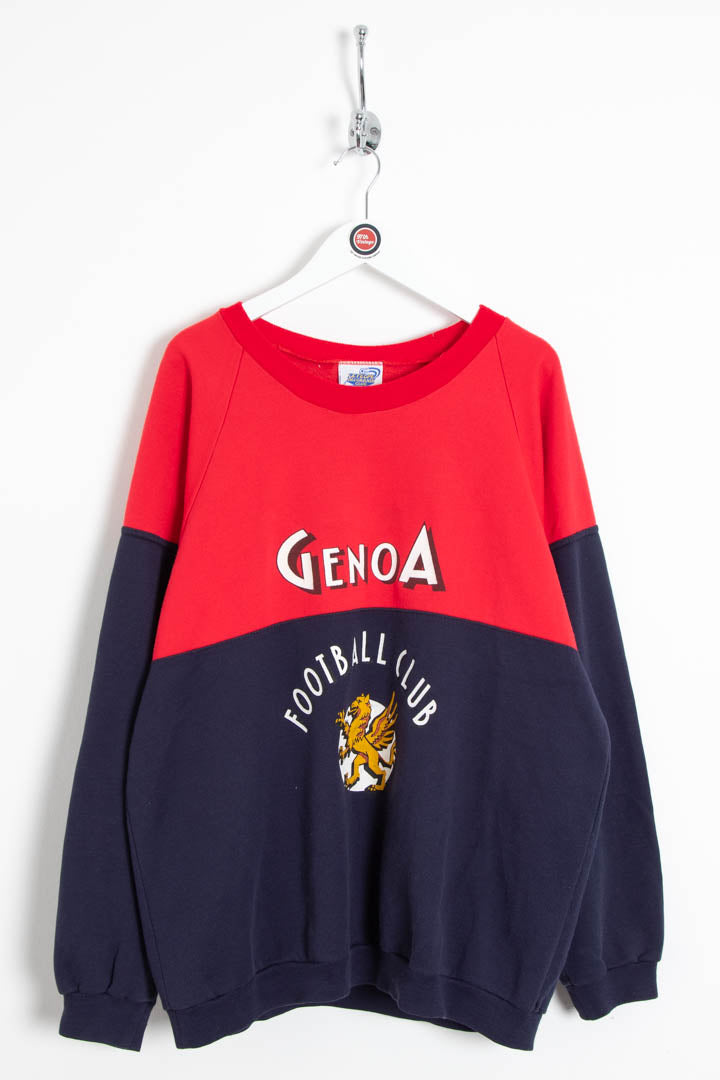 Image of 1990-91 Genoa FC La Felipe Dei Grande Club Sweatshirt (L)
