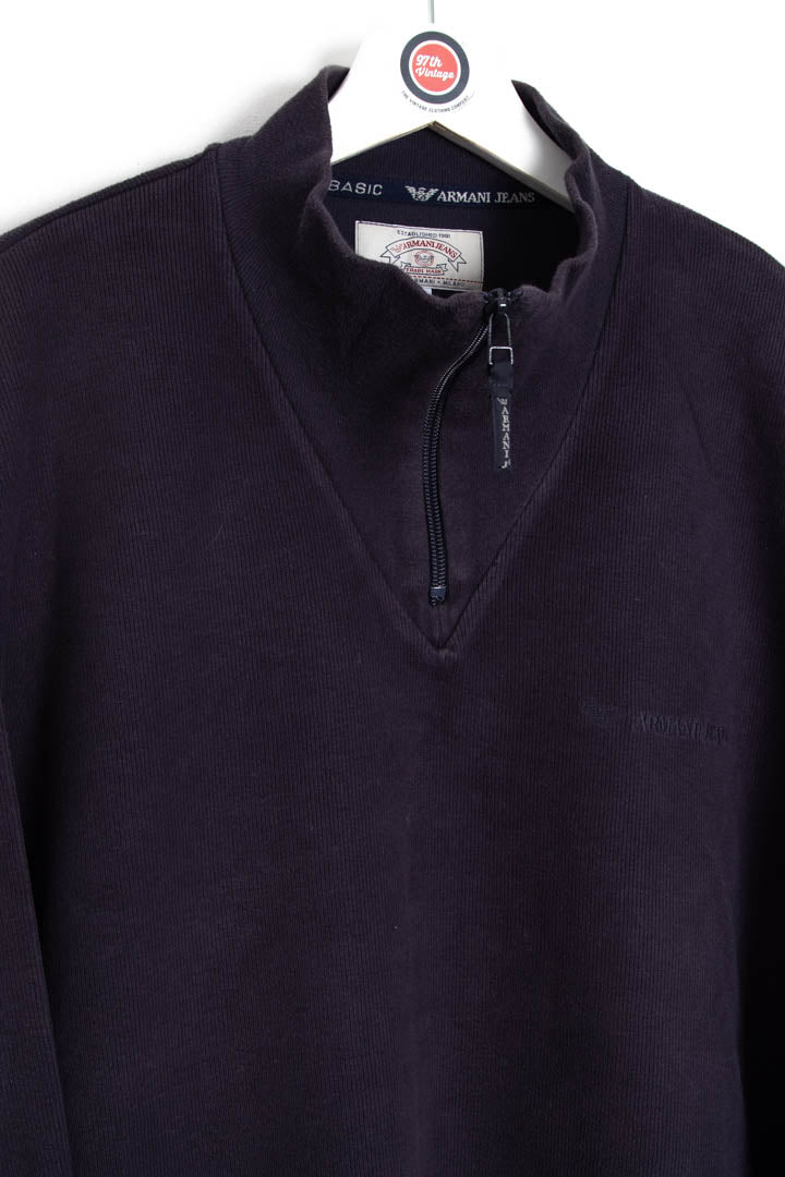 Armani Jeans 1/4 Zip Jumper (L) – 97th Vintage
