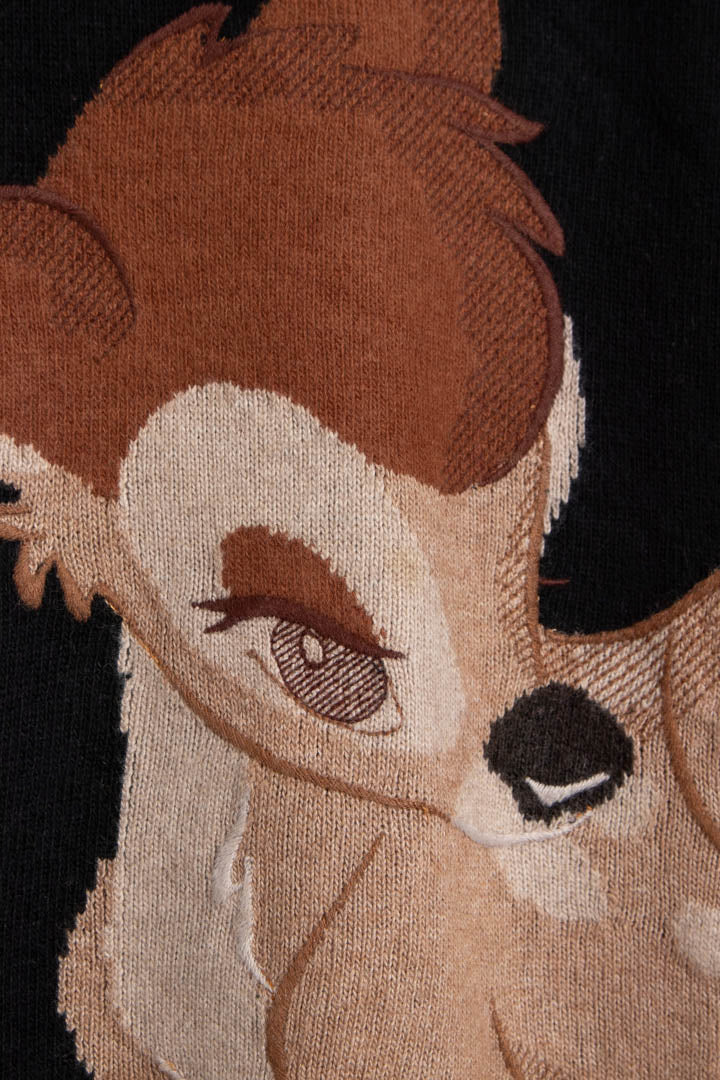 Image of Iceberg Disney Bambi Roll Neck Knitted Jumper (XL)