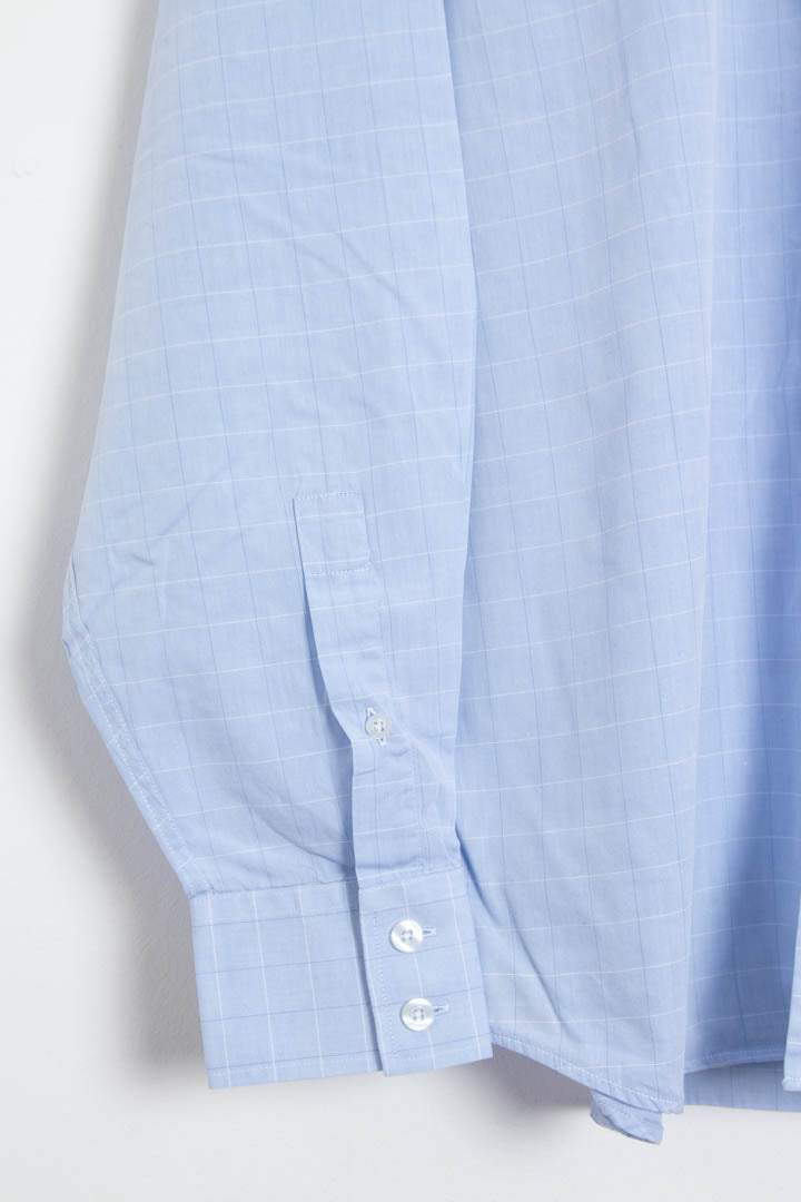 Image of YSL Long Sleeve Checkered Shirt (XL)