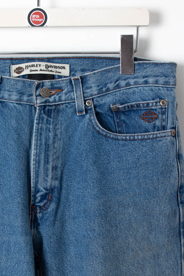 Harley Davidson Baggy Denim Jeans (W34 x L30)