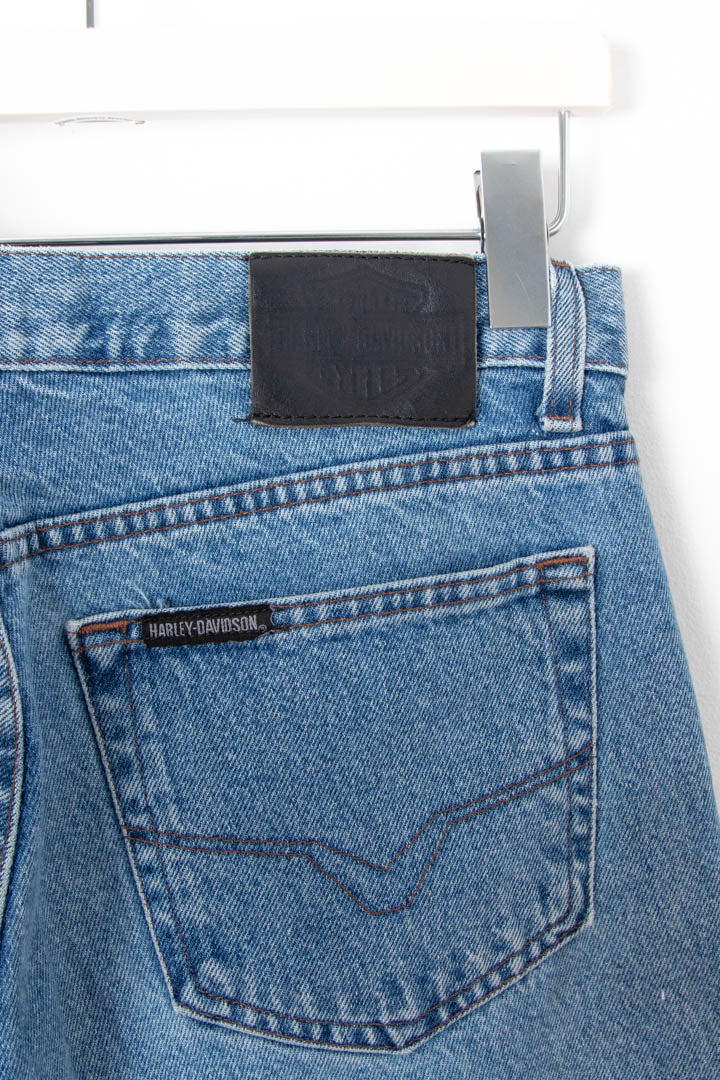 Harley Davidson Baggy Denim Jeans (W34 x L30)