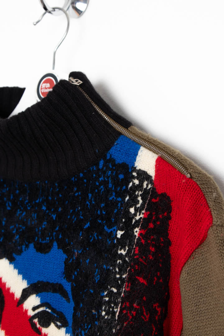 Image of Castelbajac Jimi Hendrix Union Jack Knitted Jumper (M)