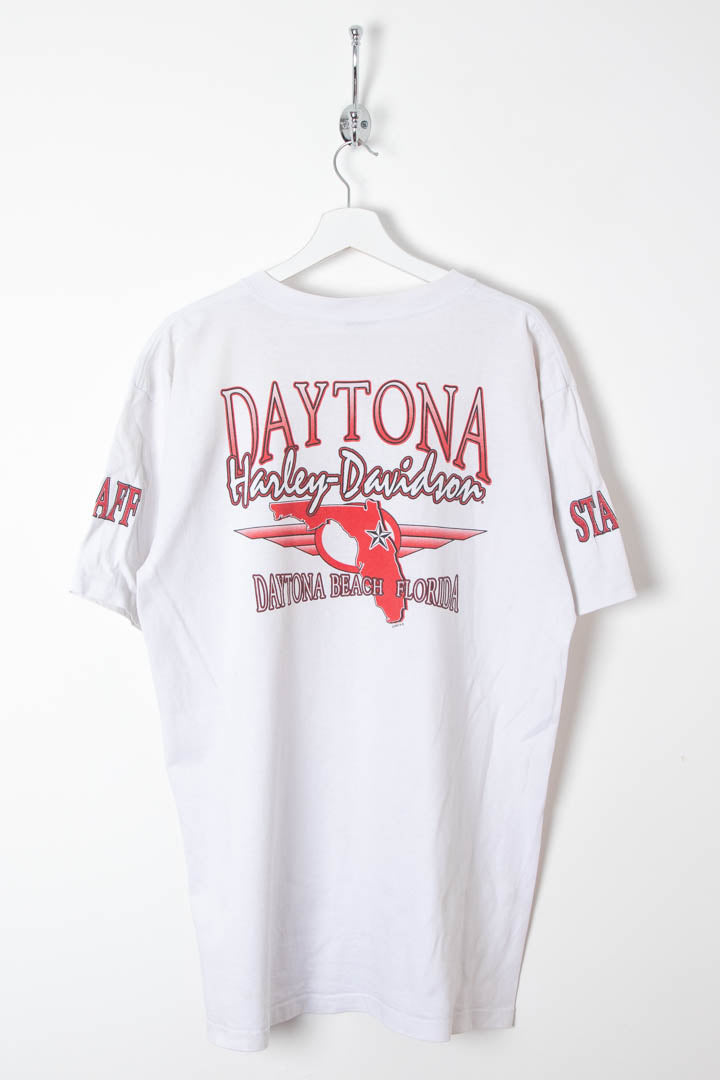1995 Harley Davidson Daytona Beach Graphic Single Stitch T