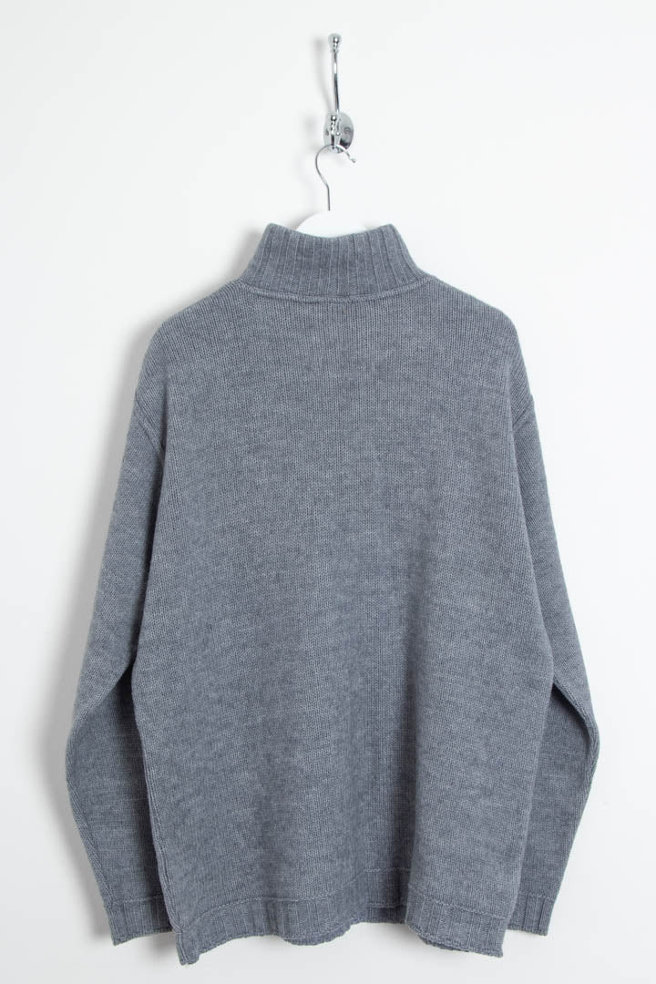 Image of Versace Jeans Couture 1/4 Zip Knitted Jumper (L)