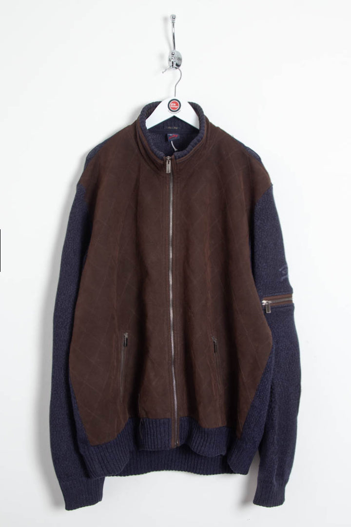 Image of Paul & Shark Wool Zip Through Knitted Jumper (3XL)