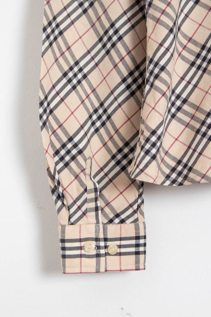 Image of Women's Burberry Nova Check Long Sleeve Shirt (M)