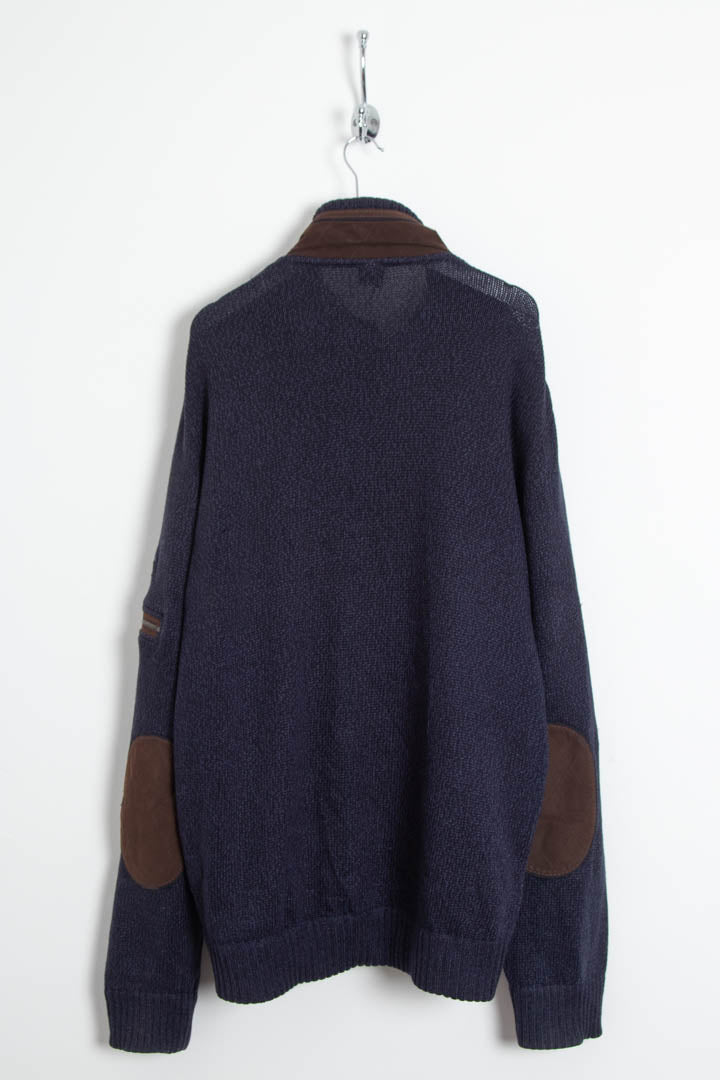 Image of Paul & Shark Wool Zip Through Knitted Jumper (3XL)