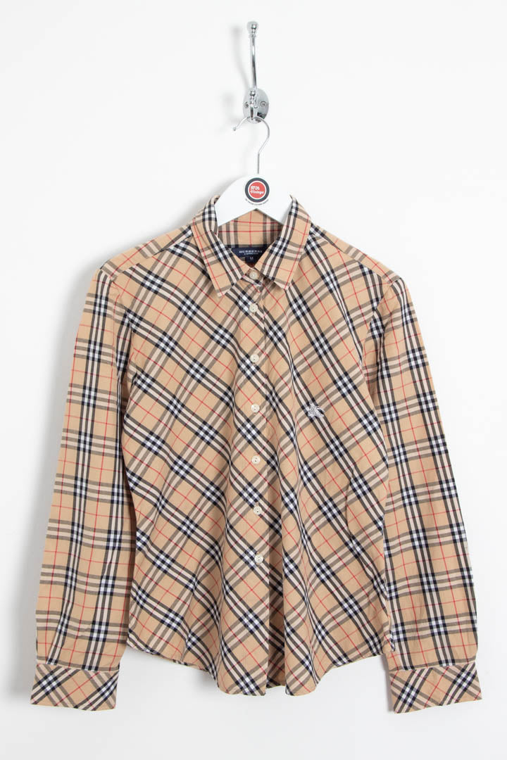Image of Women's Burberry Nova Check Long Sleeve Shirt (M)