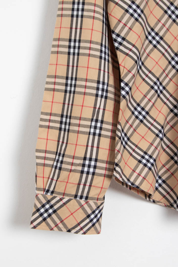 Image of Women's Burberry Nova Check Long Sleeve Shirt (M)