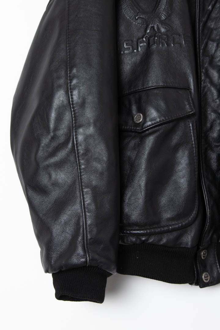 Image of US Air Force Leather Bomber Jacket (M)