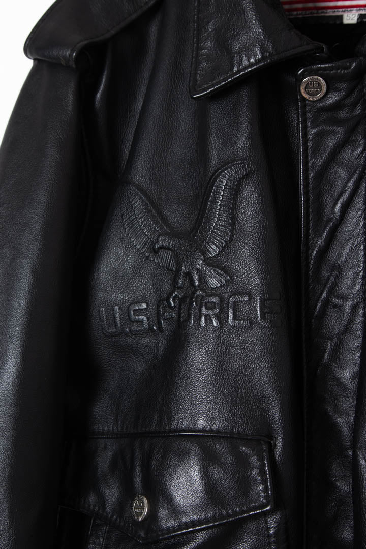 Image of US Air Force Leather Bomber Jacket (M)