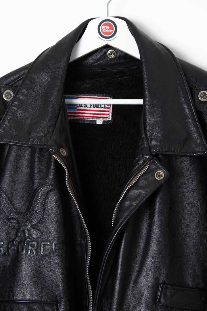 Image of US Air Force Leather Bomber Jacket (M)