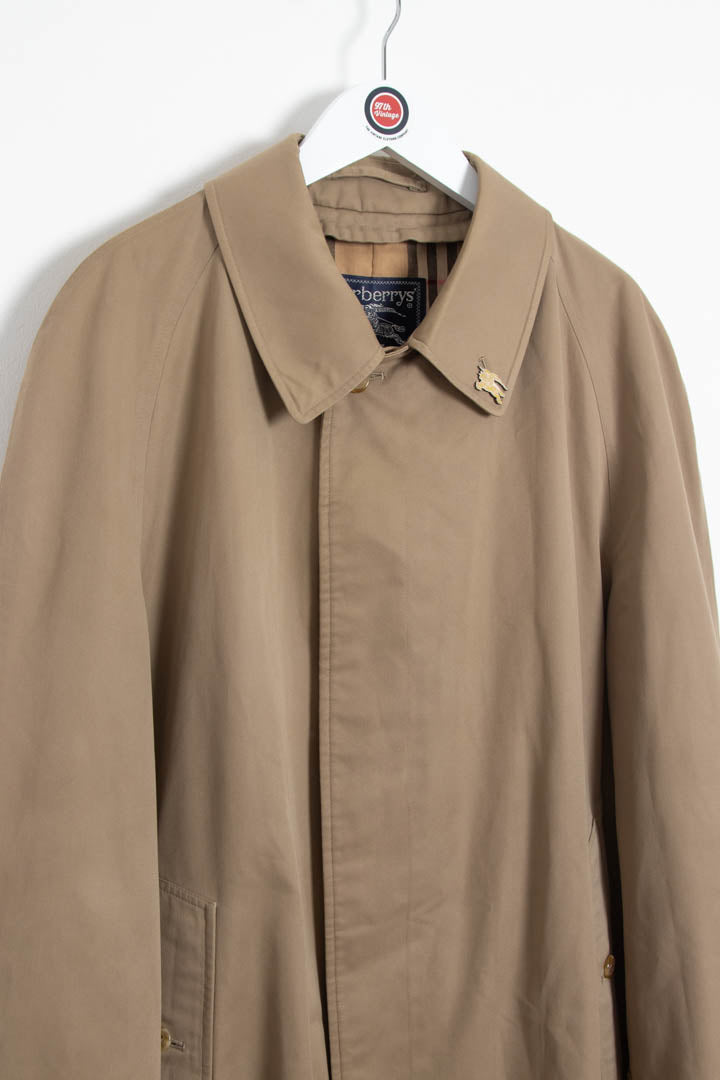 Image of Burberry Nova Check Lined Trench Coat (M)
