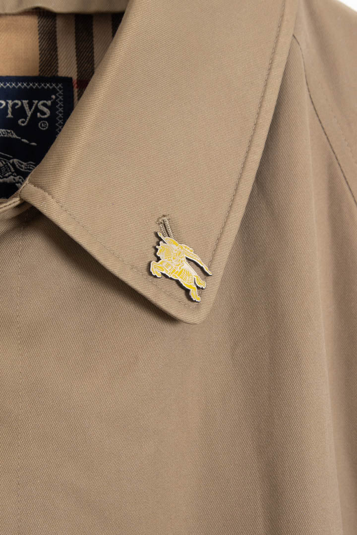 Image of Burberry Nova Check Lined Trench Coat (M)