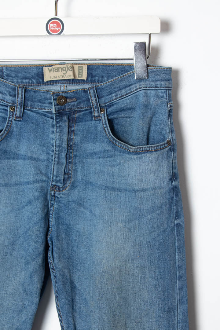 Image of Wrangler Slim Straight Denim Jeans (W28 x L26)