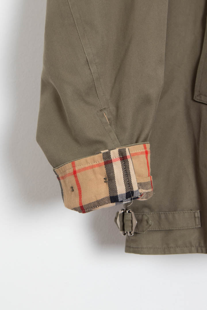 Image of Burberry Nova Check Lined Harrington Jacket (L)