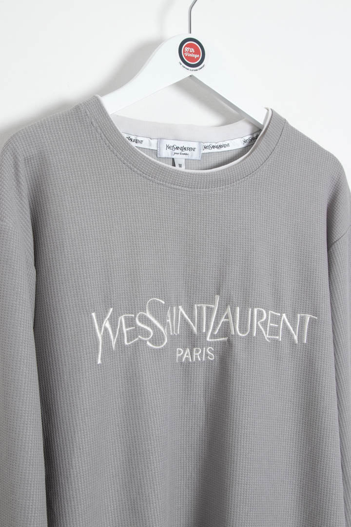 Image of YSL Long Sleeve Waffle Top (M)