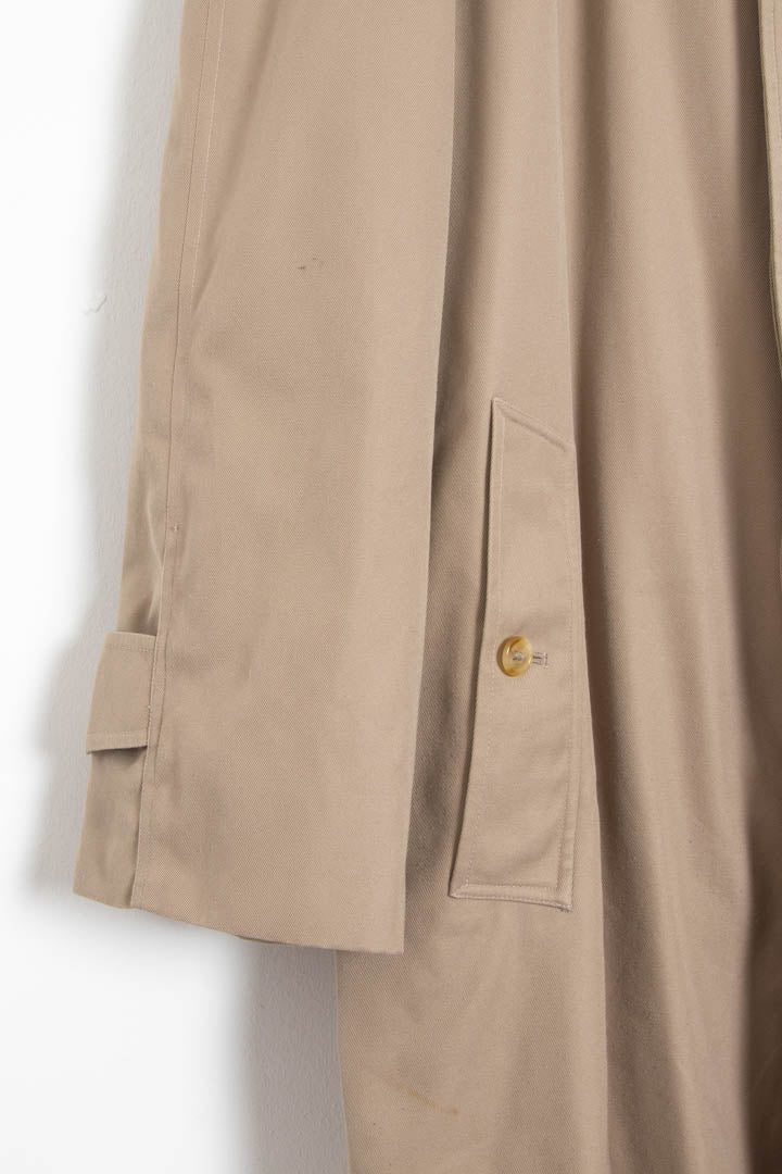 Image of Burberry Nova Check Lined Trench Coat (XL)