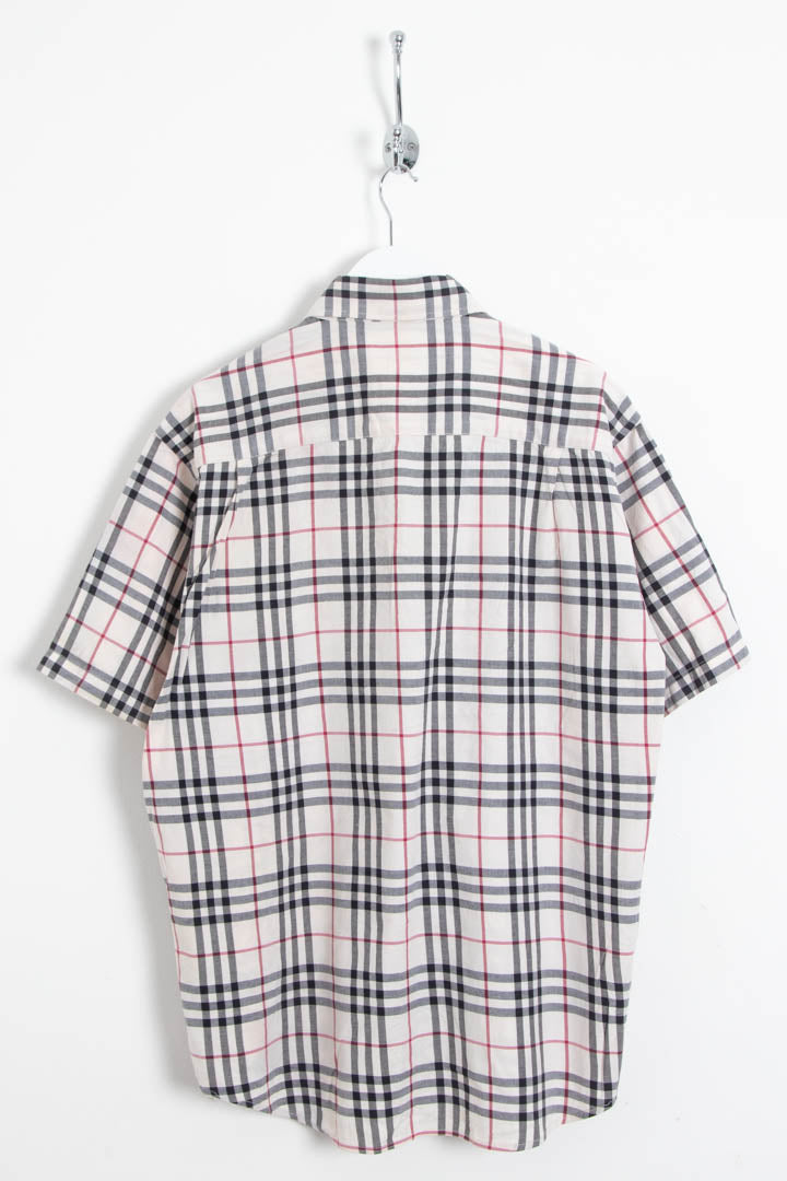Image of Burberry Nova Check Short Sleeve Shirt (M)