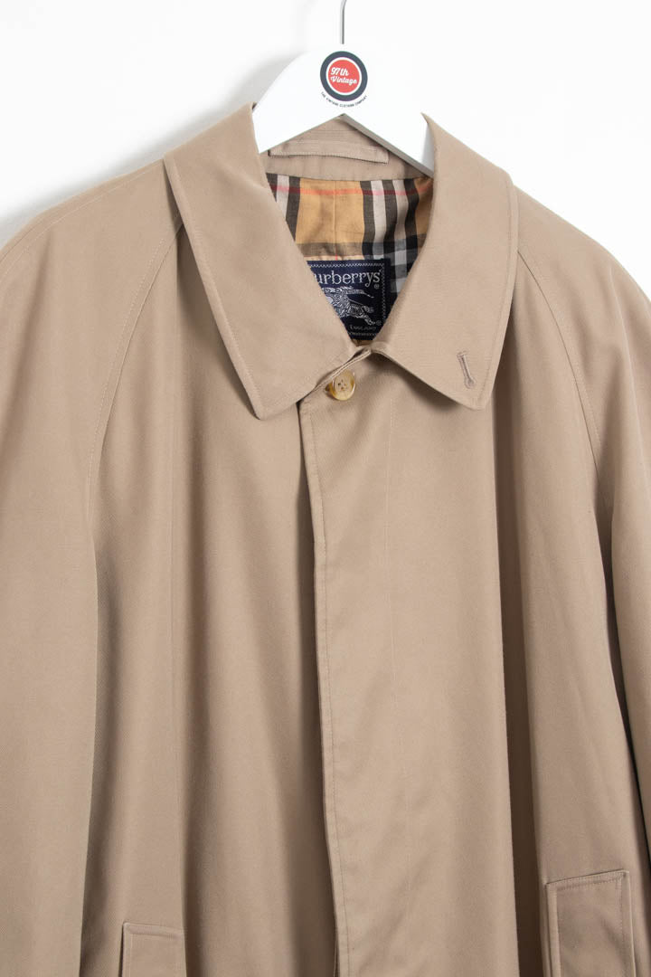 Image of Burberry Nova Check Lined Trench Coat (XL)