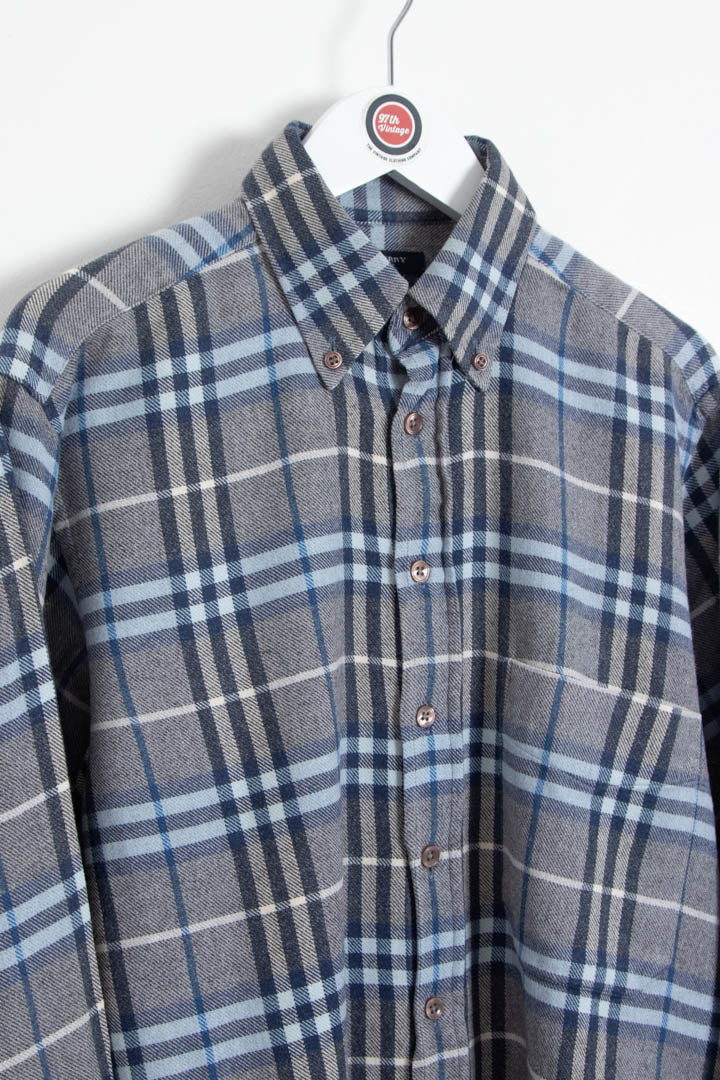 Image of Burberry Long Sleeve Checkered Shirt (S)