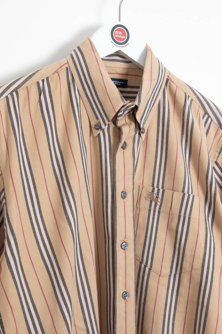 Image of Burberry Short Sleeve Shirt (S)