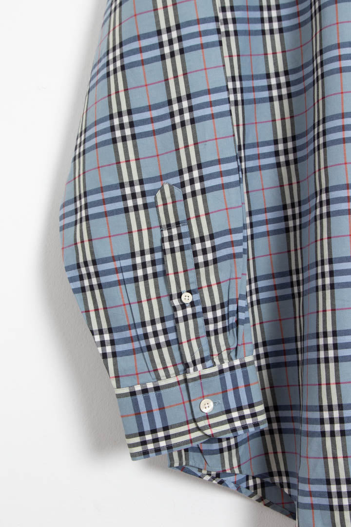 Image of Burberry Long Sleeve Checkered Shirt (L)