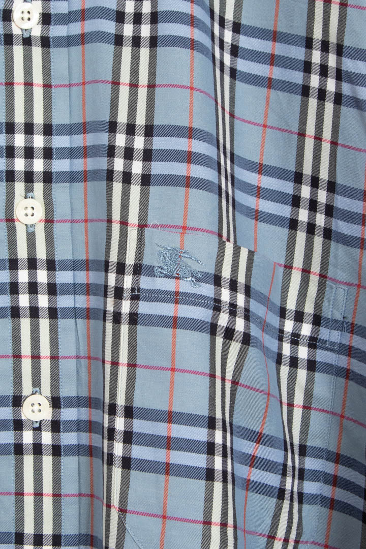 Image of Burberry Long Sleeve Checkered Shirt (L)