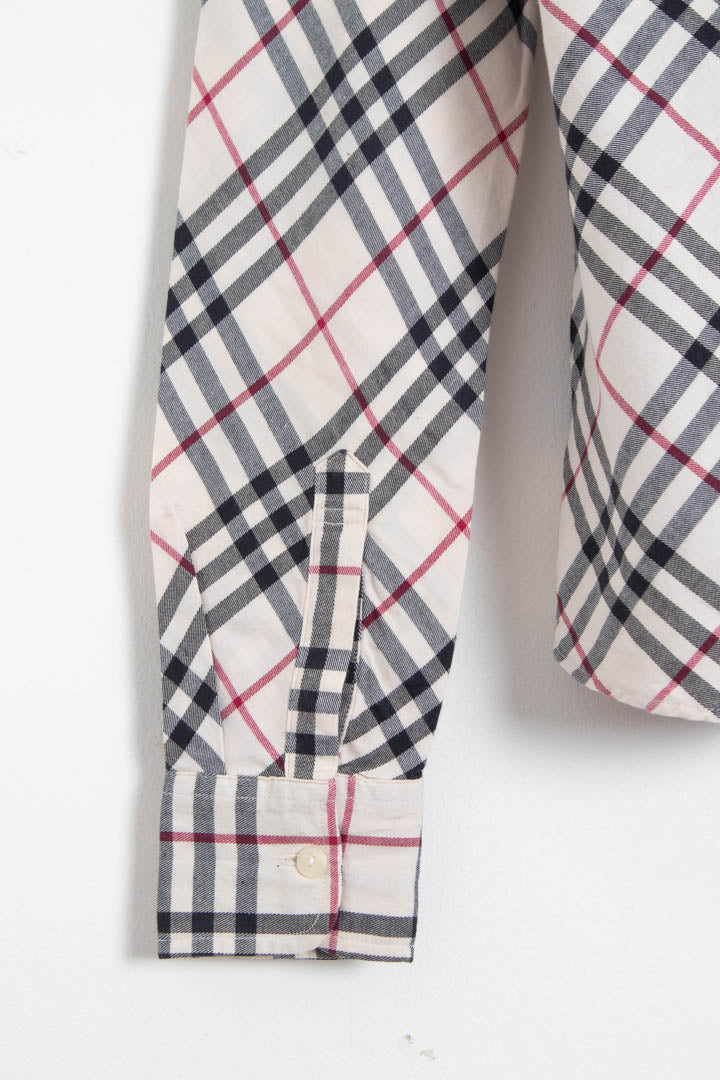 Image of Women's Burberry Nova Check Long Sleeve Shirt (M)