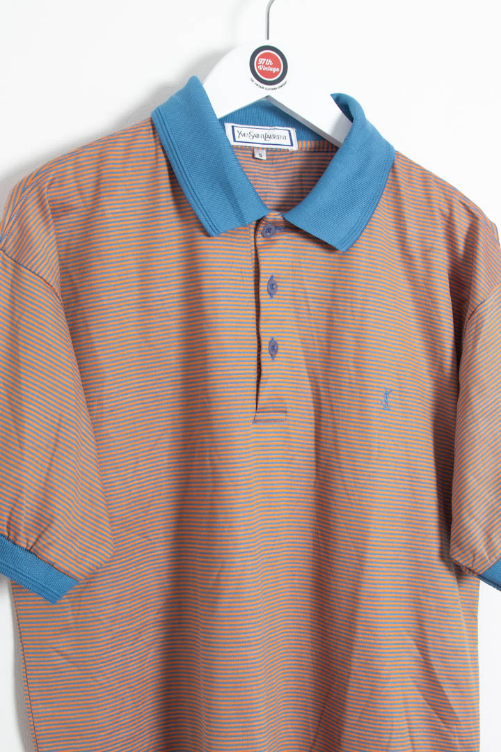 Image of YSL Short Sleeve Polo Shirt (S)